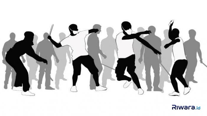 Ilustrasi tawuran